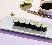 Маки-роллы с огурцом 