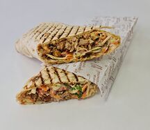 Шаурма на углях с курицей стандарт