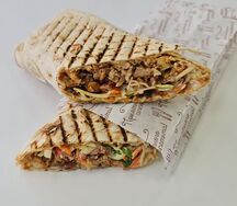 Шаурма на углях со свининой стандарт