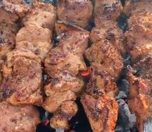 Шашлык из куриной грудки