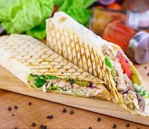 Шаурма двойная со свининой