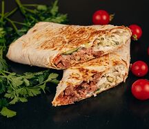 Шаурма с растительным фаршем 