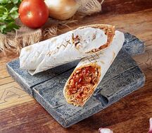 Куриная шаурма в обычном лаваше