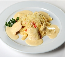 Паста Фетучини с курицей