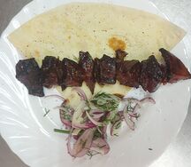 Печень с курдюком