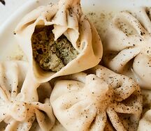 Хинкали с бараниной