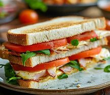 Сэндвич с ветчиной и сыром