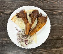 Шашлык из бараньей корейки