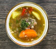 Шурпа с бараниной 