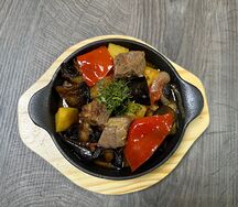 Говядина с овощами 