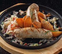 Колбаски из курицы