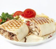 Шаурма открытая по-арабски