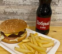 Комбо с чизбургером 