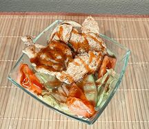 Салат с нежной курочкой 
