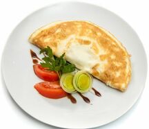 Омлет с ветчиной и сыром