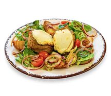 Свиные медальоны под творожным сыром
