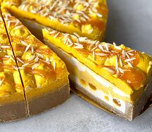 Чизкейк Манго-маракуйя