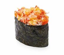 Гункан с крабом