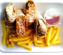 Шаурма открытая по-арабски