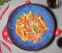 Гречневая Лапша с Овощами