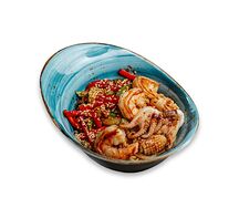 Яичная с морепродуктами и овощами