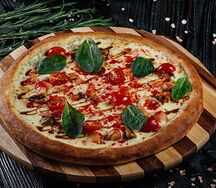 Пицца с морепродуктами