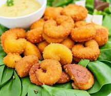 Хрустящие креветки в панировке 