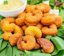 Хрустящие креветки в панировке  