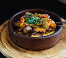 Оджахури из курицы с тыквой