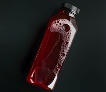 Домашний морс из черной смородины и клюквы 