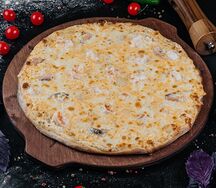 Пицца Лосось & креветка