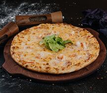 Пицца Цезарь с креветками
