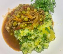 Азу с картофельным пюре