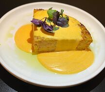 Запеканка из кабачка с ветчиной и сыром
