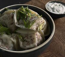 Пельмени с индейкой и сыром