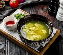 Гюрза с бараниной и телятиной