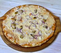 Пицца с морепродуктами
