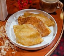 Блины с нутеллой и апельсином