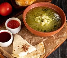 Дюшбара на курином бульоне