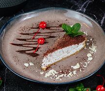 Творожный чизкейк с шоколадной крошкой