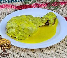 Голень куриная в соусе Морне