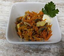 Салат со свининой