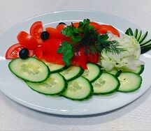 Овощная тарелка