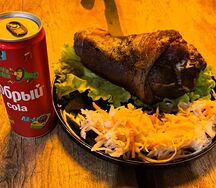 Рулька BBQ и кола