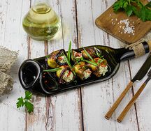 Рулет из баклажанов