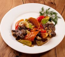 Курица с овощами