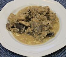 Свинина по-царски в сливочном соусе