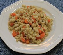 Перловка с овощами
