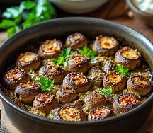 Шампиньоны запеченные