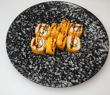 Жареный Курица и огурец